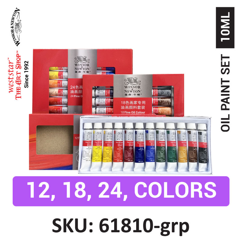 Winsor & Newton Oil Color Set, Oil Colour  | 10ml