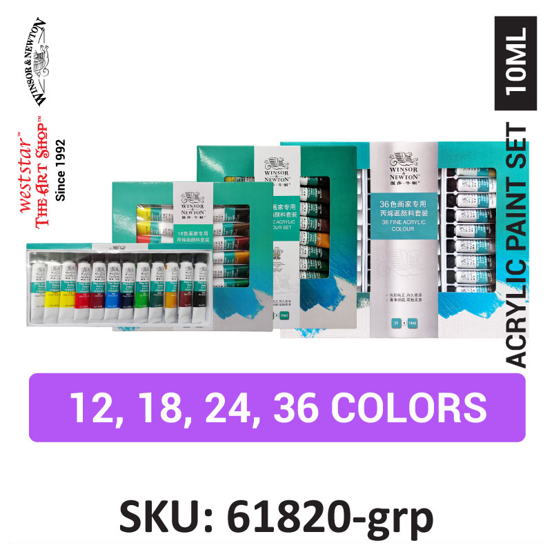 Winsor & Newton Acrylic Colour Set | 10ml