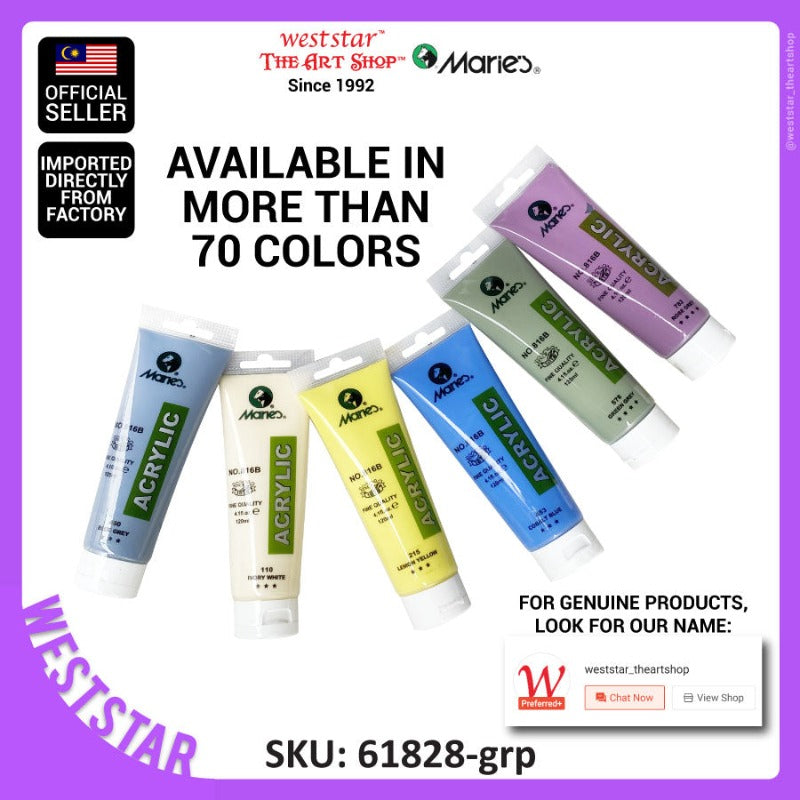 Marie's Acrylic Paint , Acrylic Colour | 120ml