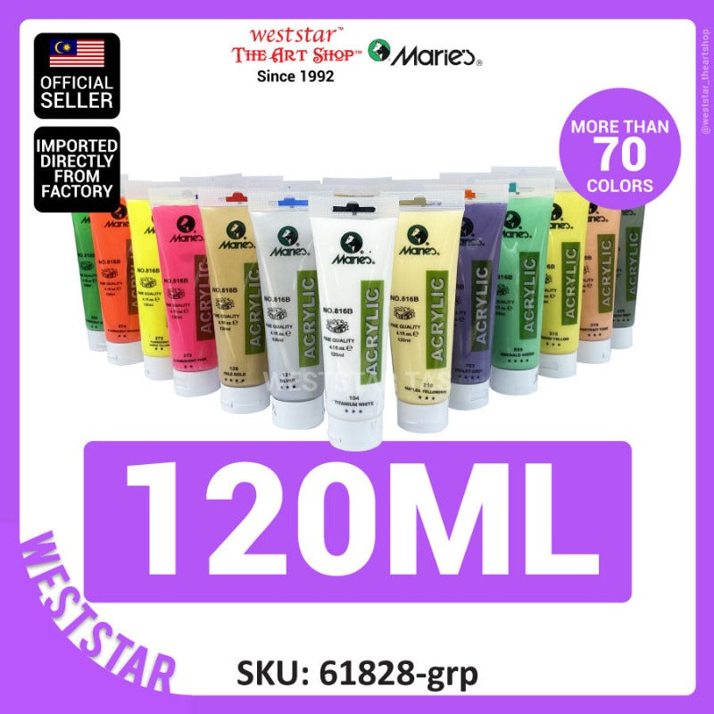 Marie's Acrylic Paint , Acrylic Colour | 120ml