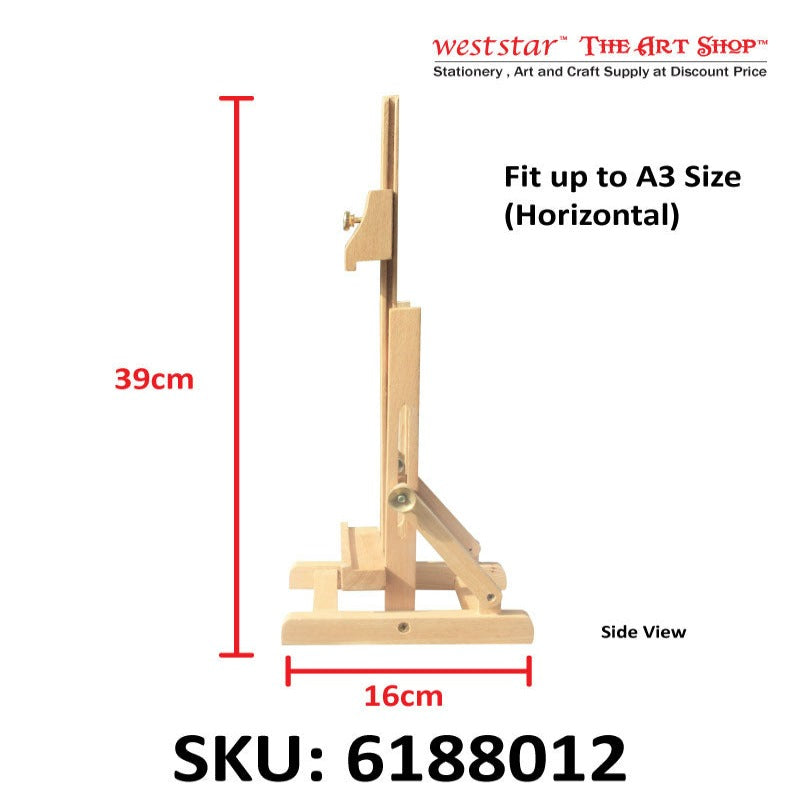 Weststar The Art Shop Mini Wooden Easel (HS-34-1)