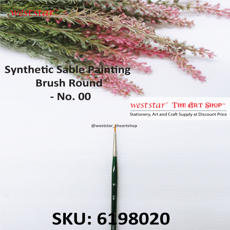 Weststar Synthetic Sable Painting Brush Round