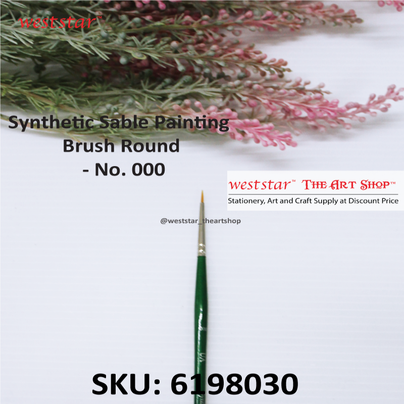 Weststar Synthetic Sable Painting Brush Round