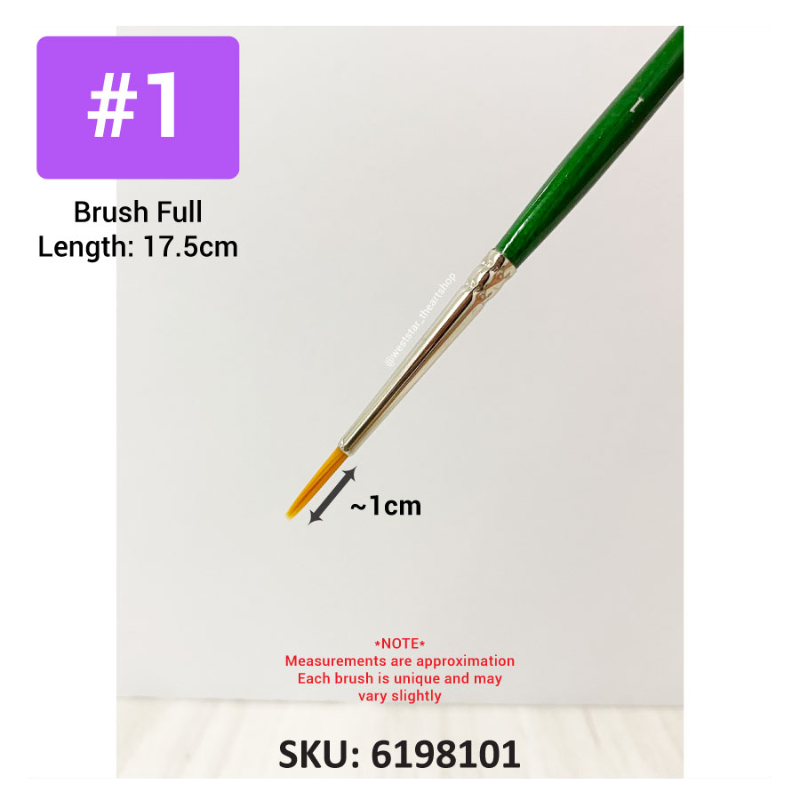 Weststar Synthetic Sable Painting Brush Round