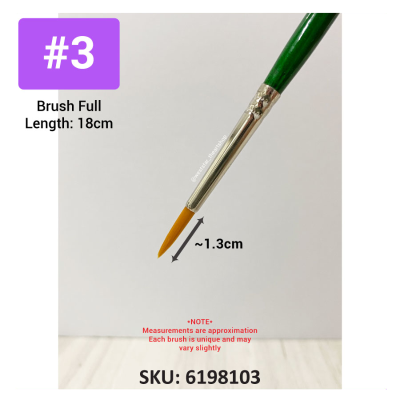 Weststar Synthetic Sable Painting Brush Round