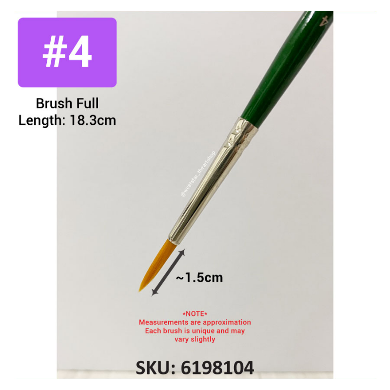 Weststar Synthetic Sable Painting Brush Round