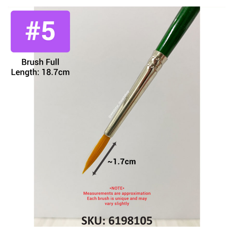 Weststar Synthetic Sable Painting Brush Round