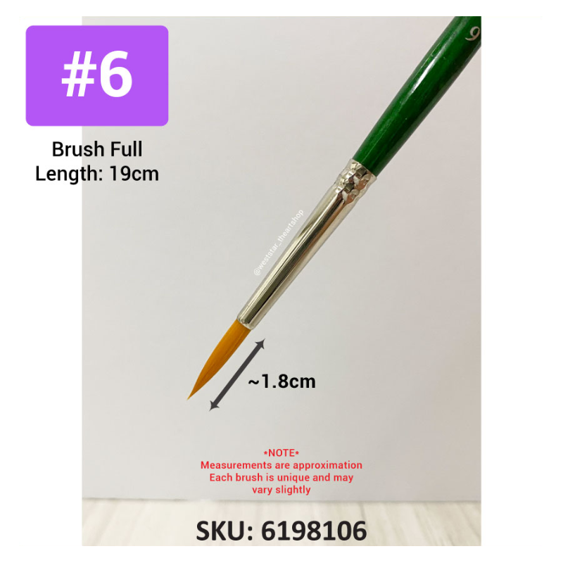 Weststar Synthetic Sable Painting Brush Round