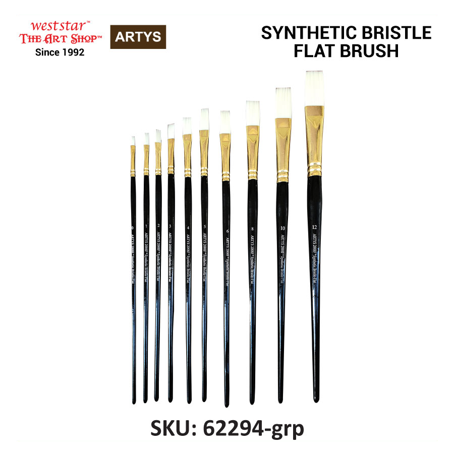 ARTYS Synthetic Bristle Flat Brush (2008F)