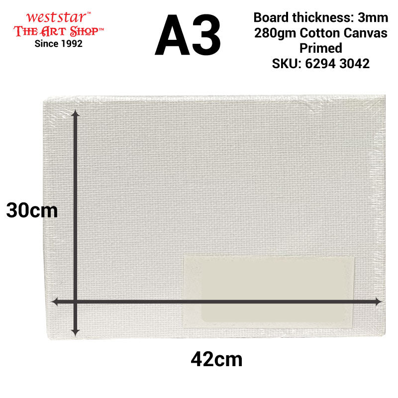 ARTYS Canvas Panel / Canvas Board - For Acrylic / Oil Painting
