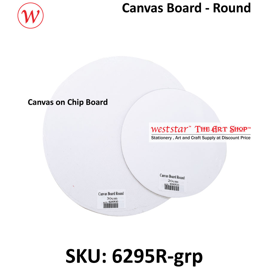 Canvas on Chip Board (20cm or 30cm)