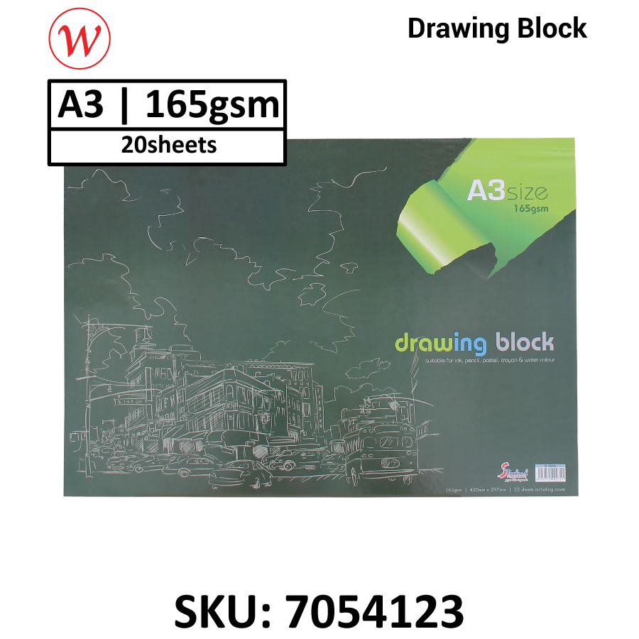 A3 Standard Drawing Block | 165g