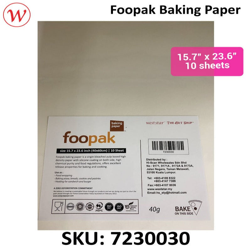 foopak Baking Paper 40g | 40x60cm