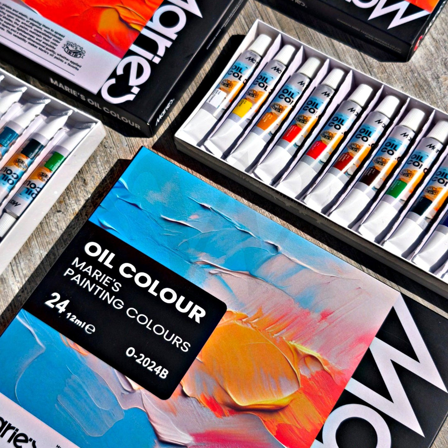 Marie's Oil Color Set | 12colors / 18colors / 24colors