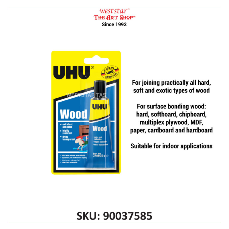 UHU Wood express glue | 27ml