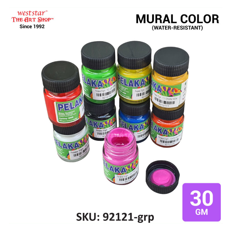 Pelaka 30gm / Mural Color 30gm