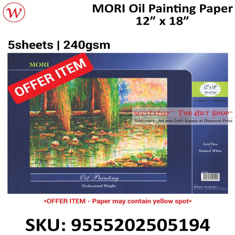 Mori Oil Painting Block | 240gsm