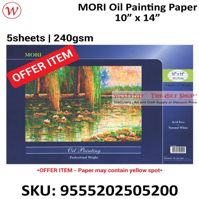 Mori Oil Painting Block | 240gsm