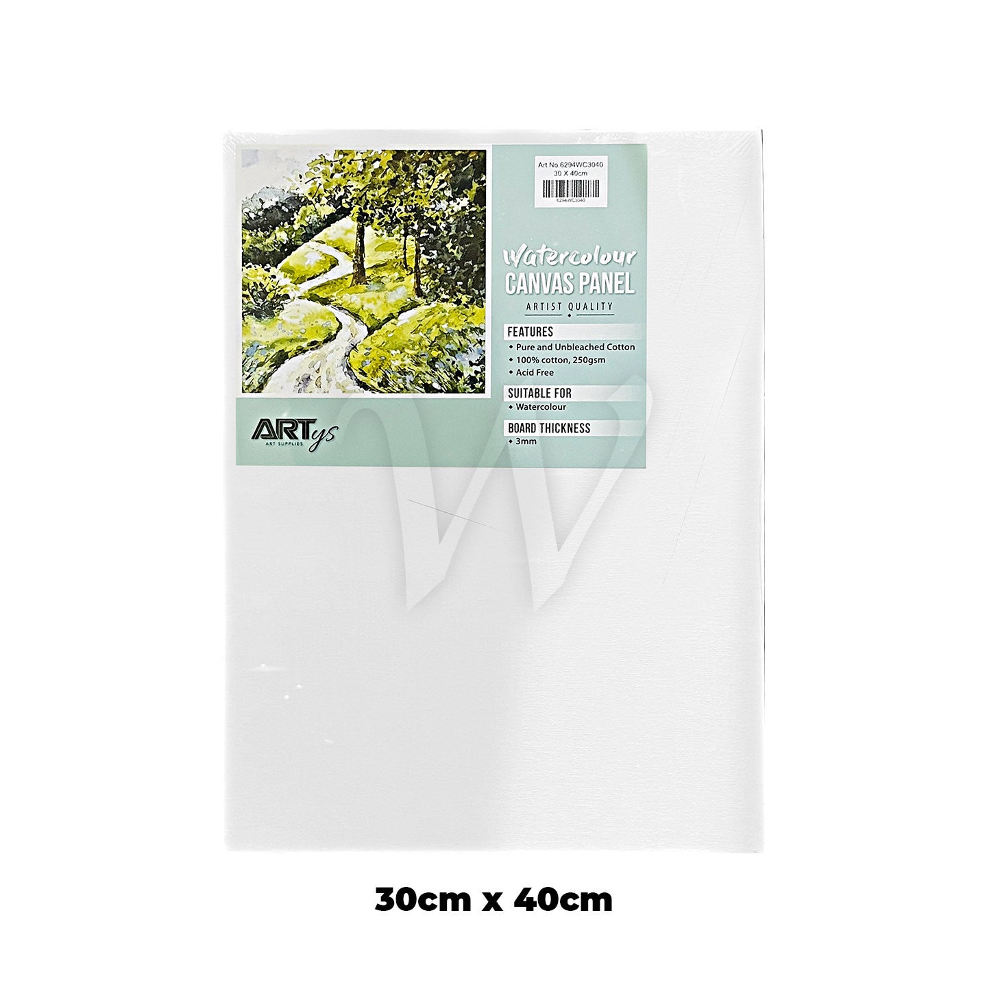ARTYS Watercolour Canvas Panel Canvas Board for Watercolour Painting Frame Kanvas Lukis Drawing Canvas Panel