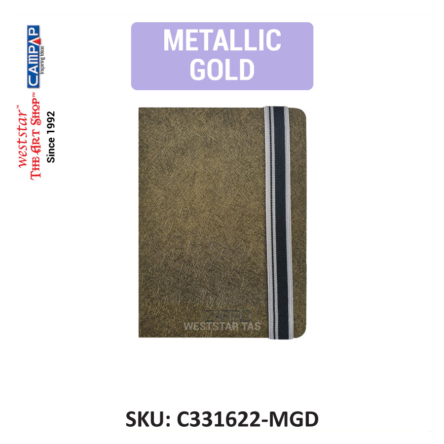 A6 Campap Zafiro Notebook (CE33162) | METALLIC COVER