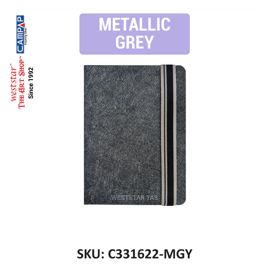 A6 Campap Zafiro Notebook (CE33162) | METALLIC COVER