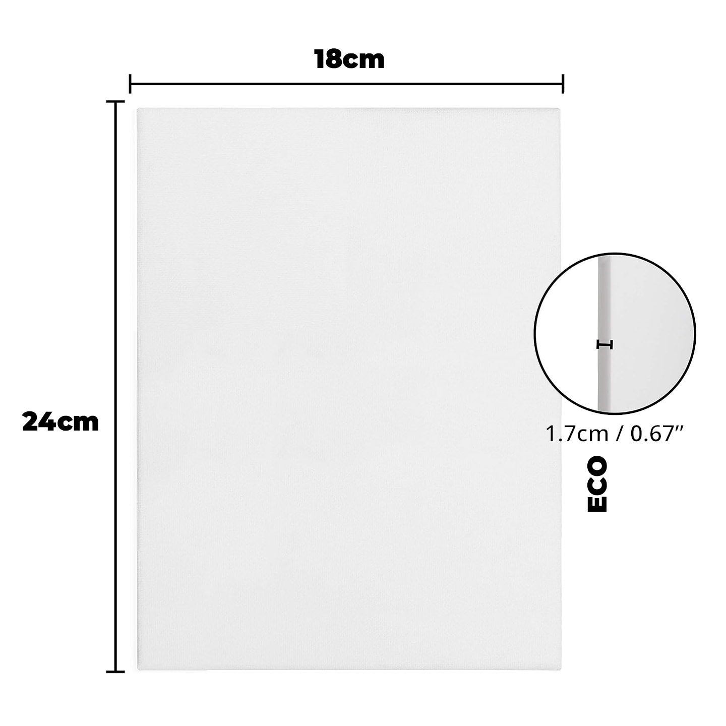 ARTYS ECO Stretched Canvas Painting Canvas Board (RECTANGULAR)