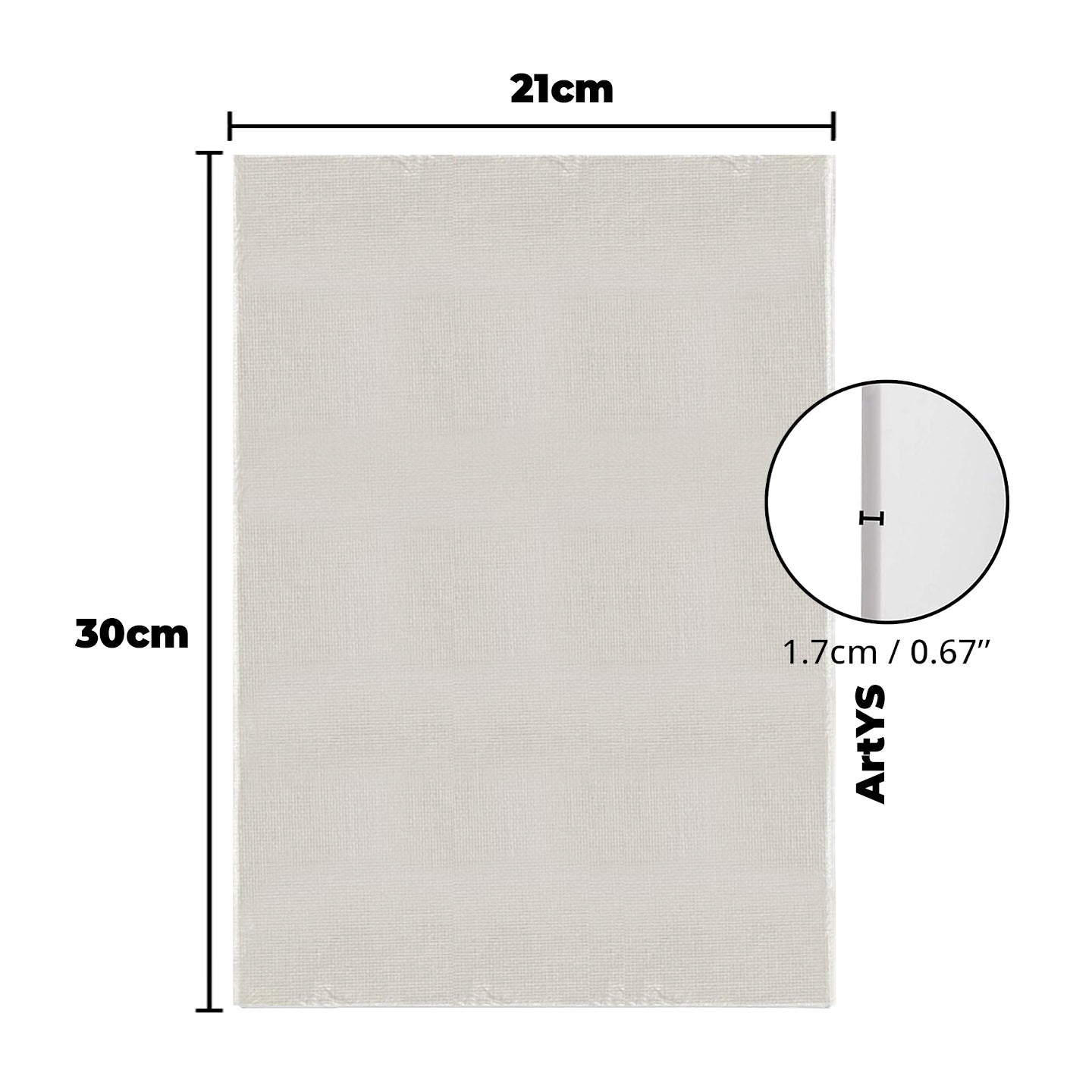 ARTYS ECO Stretched Canvas Painting Canvas Board (RECTANGULAR)