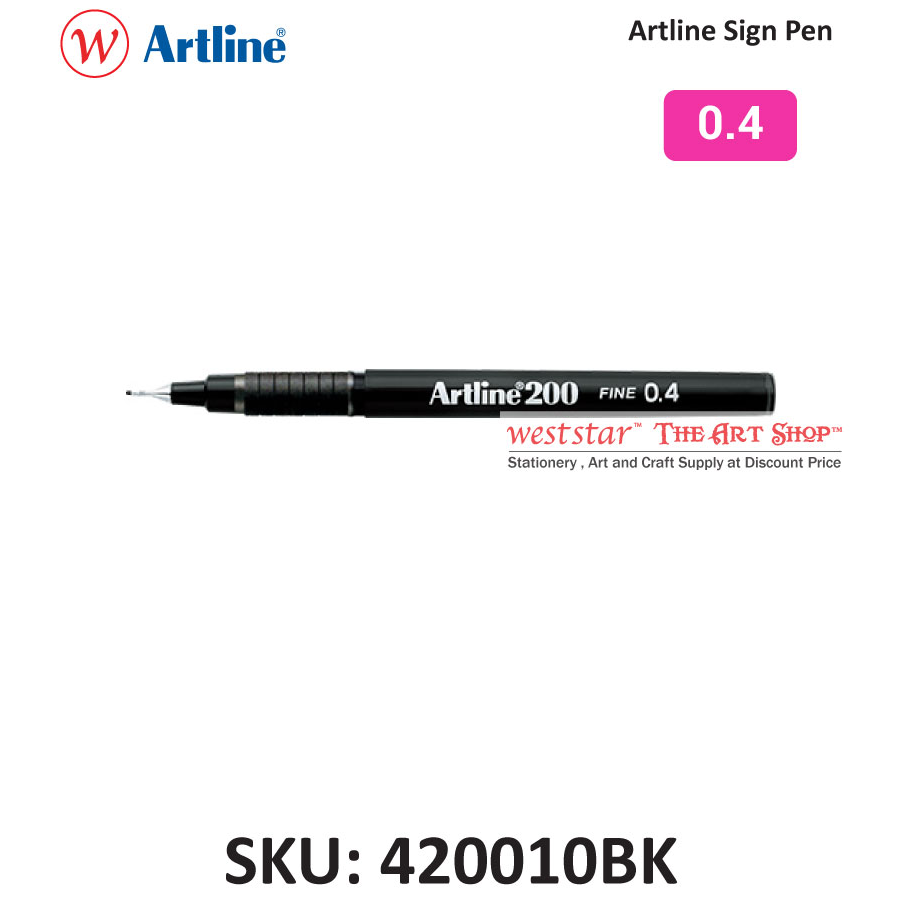 Artline Sign Pen - Black
