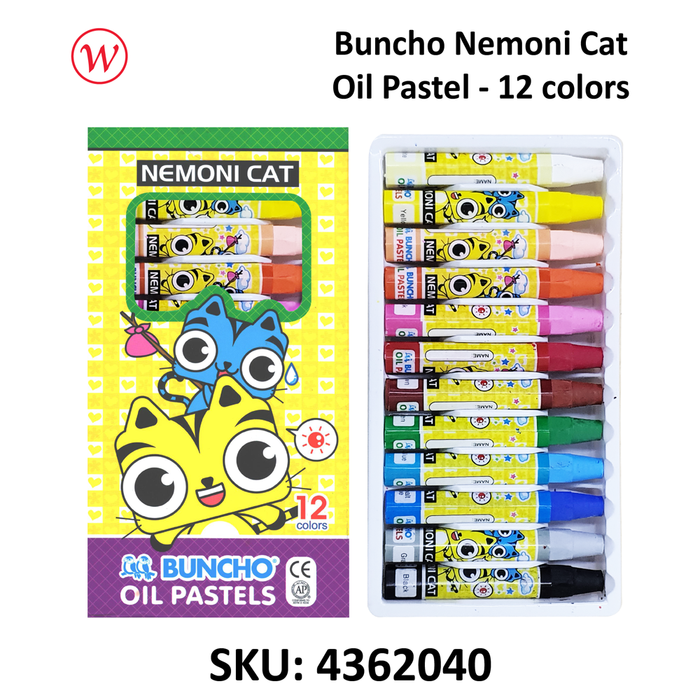 Buncho Nemoni Cat Oil Pastel