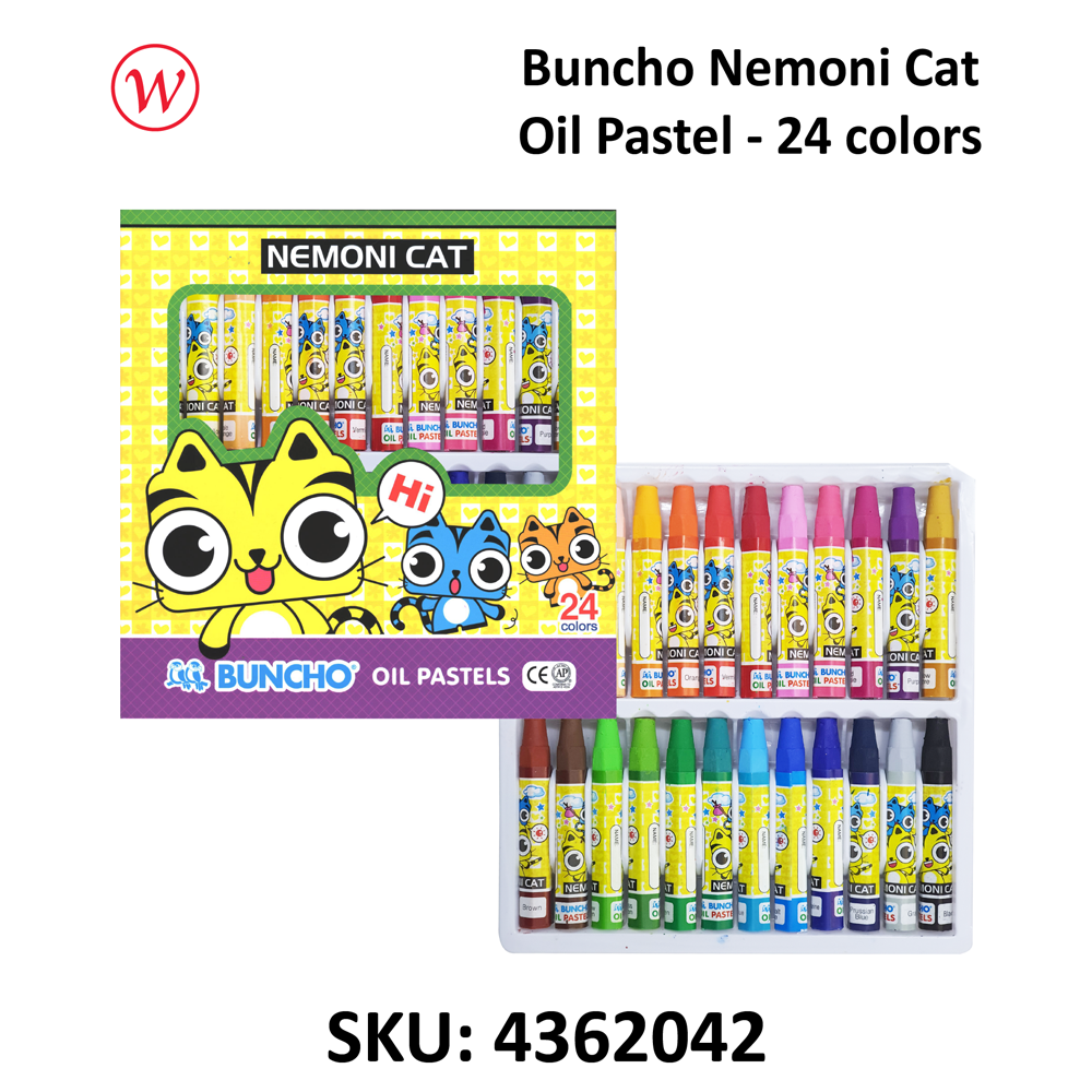 Buncho Nemoni Cat Oil Pastel