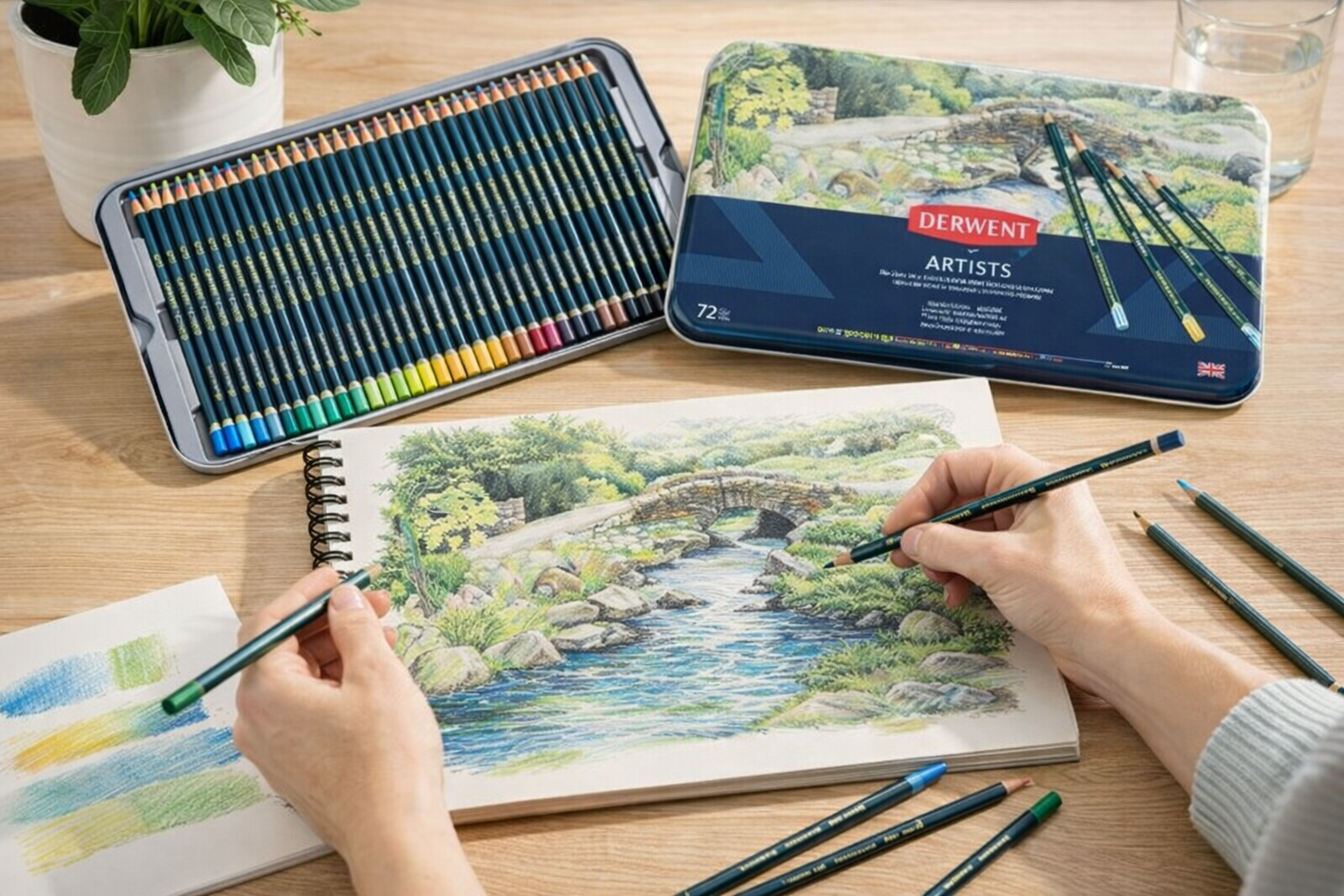 Derwent Artists Colour Pencils Blendable | 12 , 24, 36, 72 colors