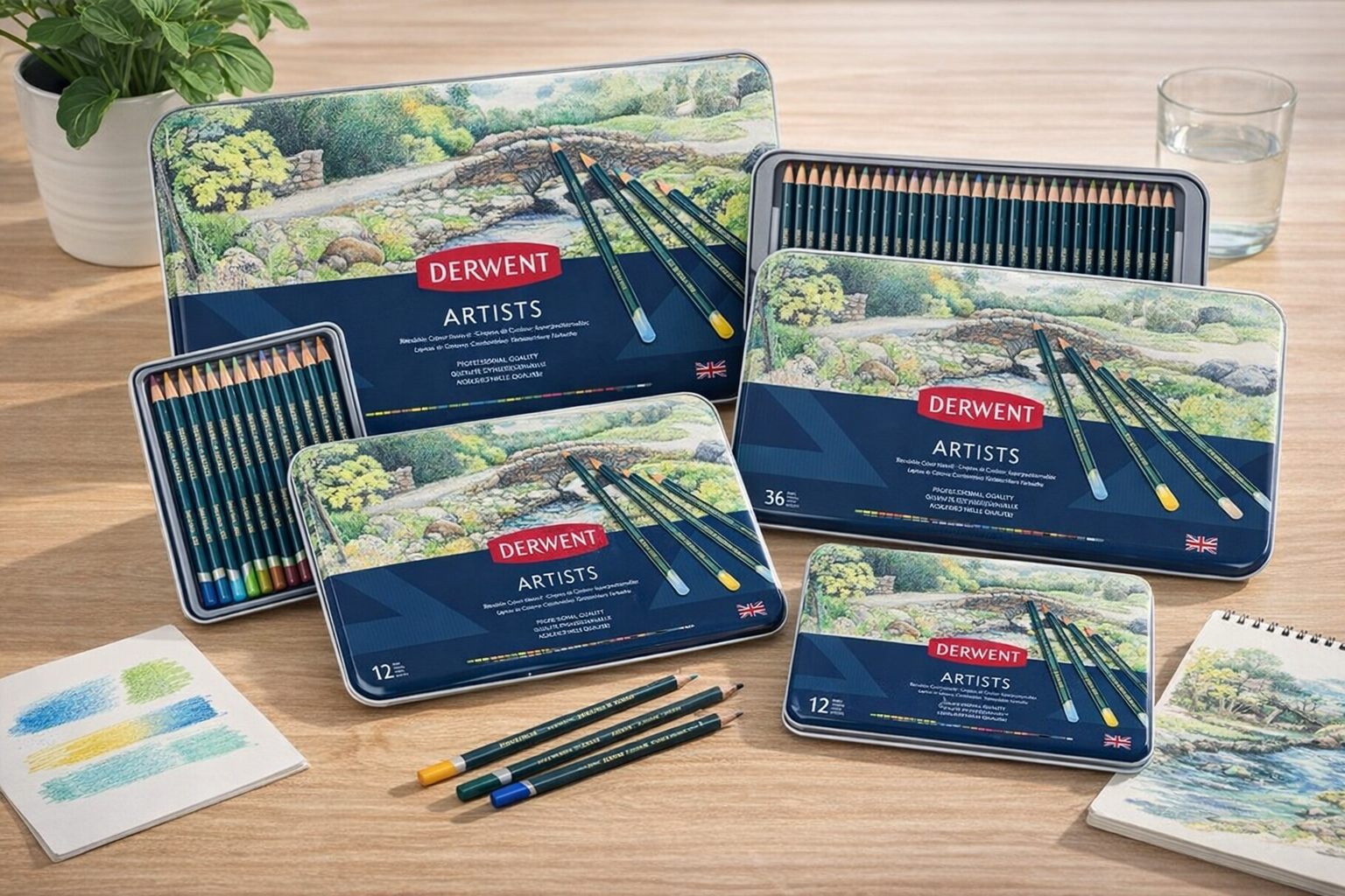 Derwent Artists Colour Pencils Blendable | 12 , 24, 36, 72 colors