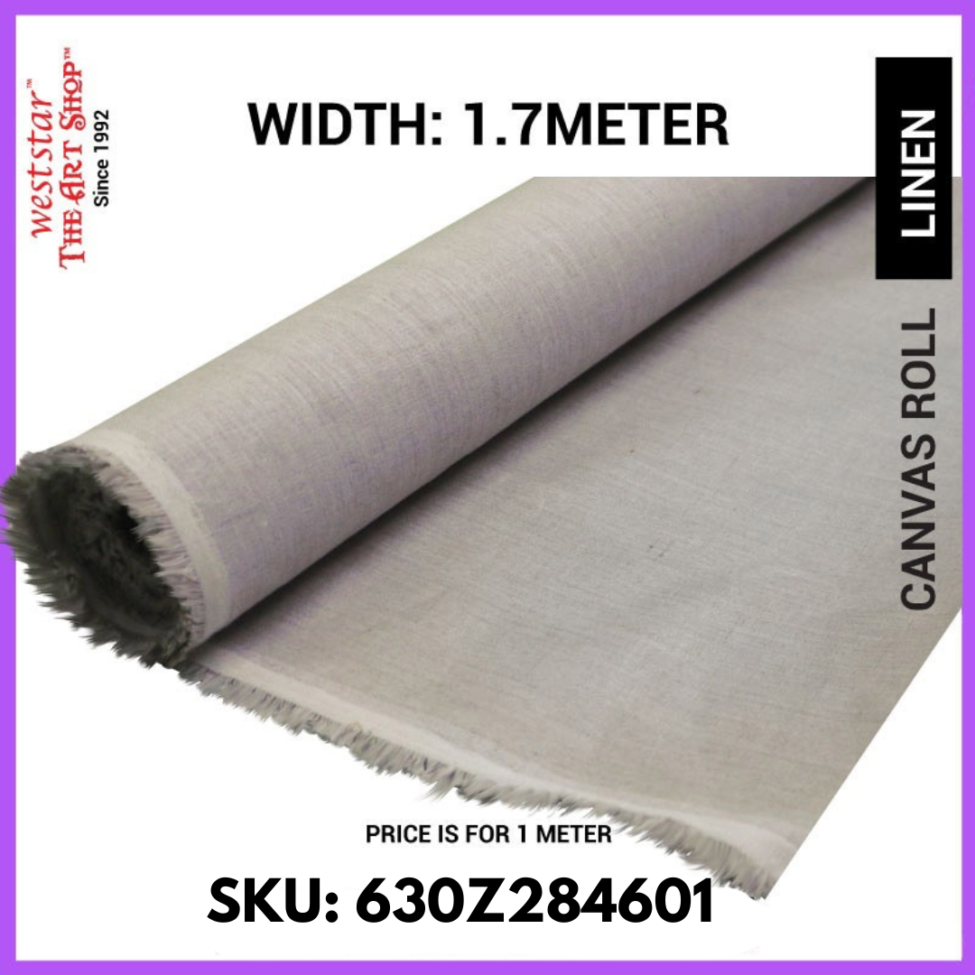 Artist Primed Cotton Canvas Roll Canvas Fabric Kain Canvas Lukisan Canvas Cloth Fabric for Painting