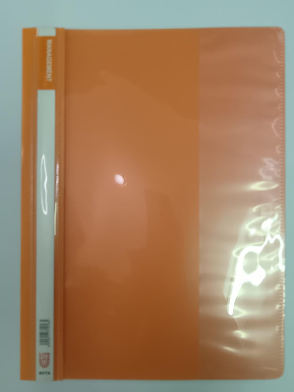 A4 Lion Management File 807A PVC Cover | Lightweight, Sturdy, Clear Front | Presentation & Document File