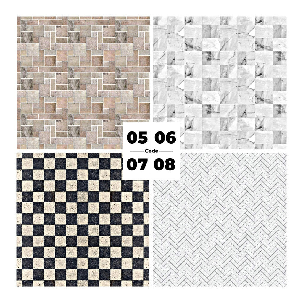 A4 Miniature Diorama Flooring Floor / Wallpaper pattern ( 1:24 / 1:18 ) - Single pc