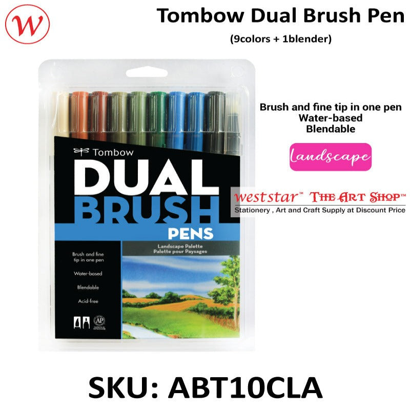 Tombow Dual Brush Pen Set | 10 Colors