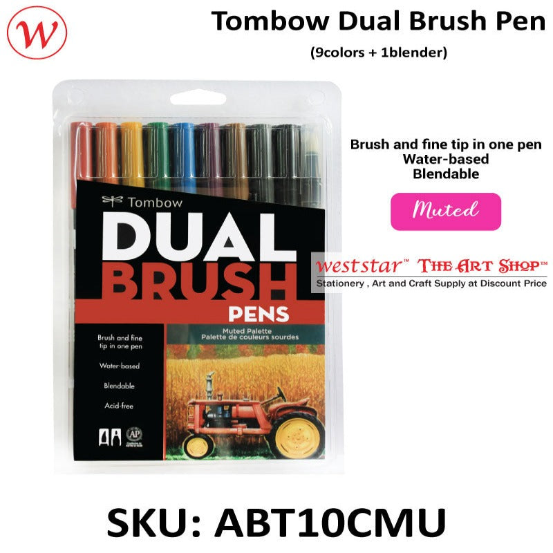 Tombow Dual Brush Pen Set | 10 Colors