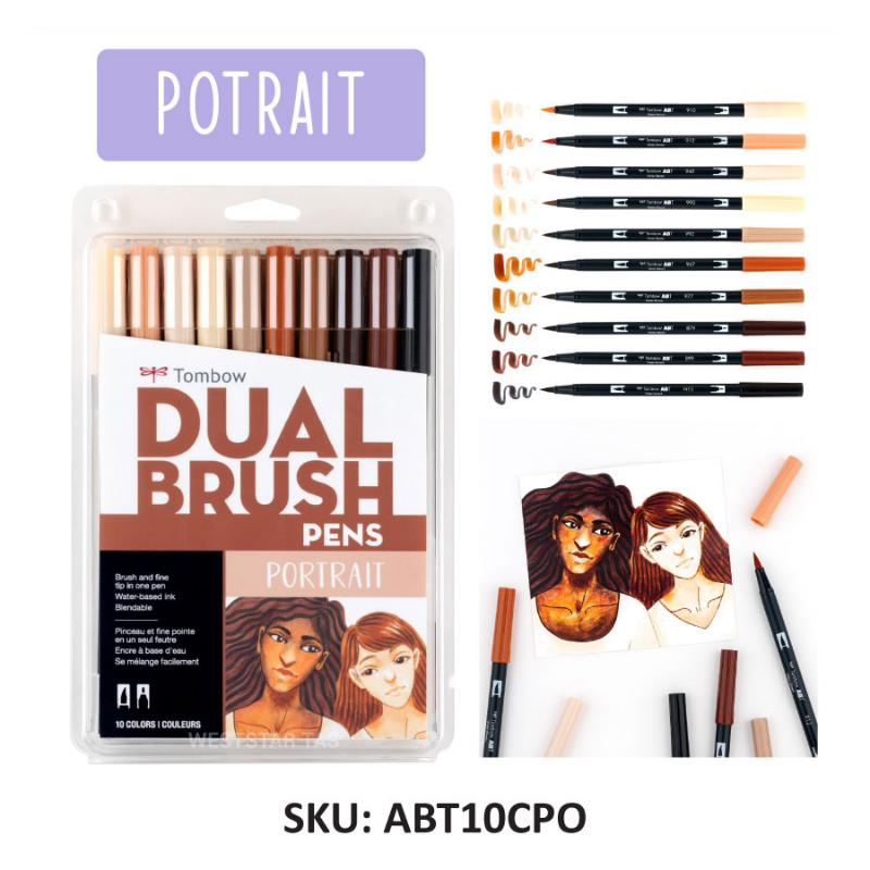 Tombow Dual Brush Pen Set | 10 Colors