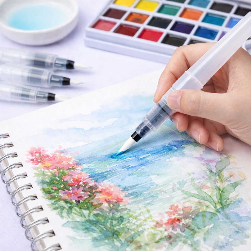 REFILLABLE WATERCOLOUR BRUSH PEN