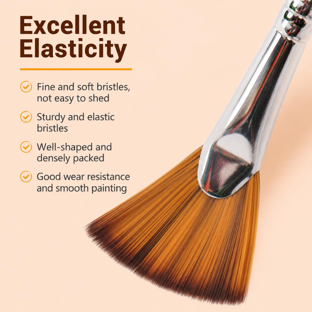 Artist Nylon Fan Paint Brush SX2