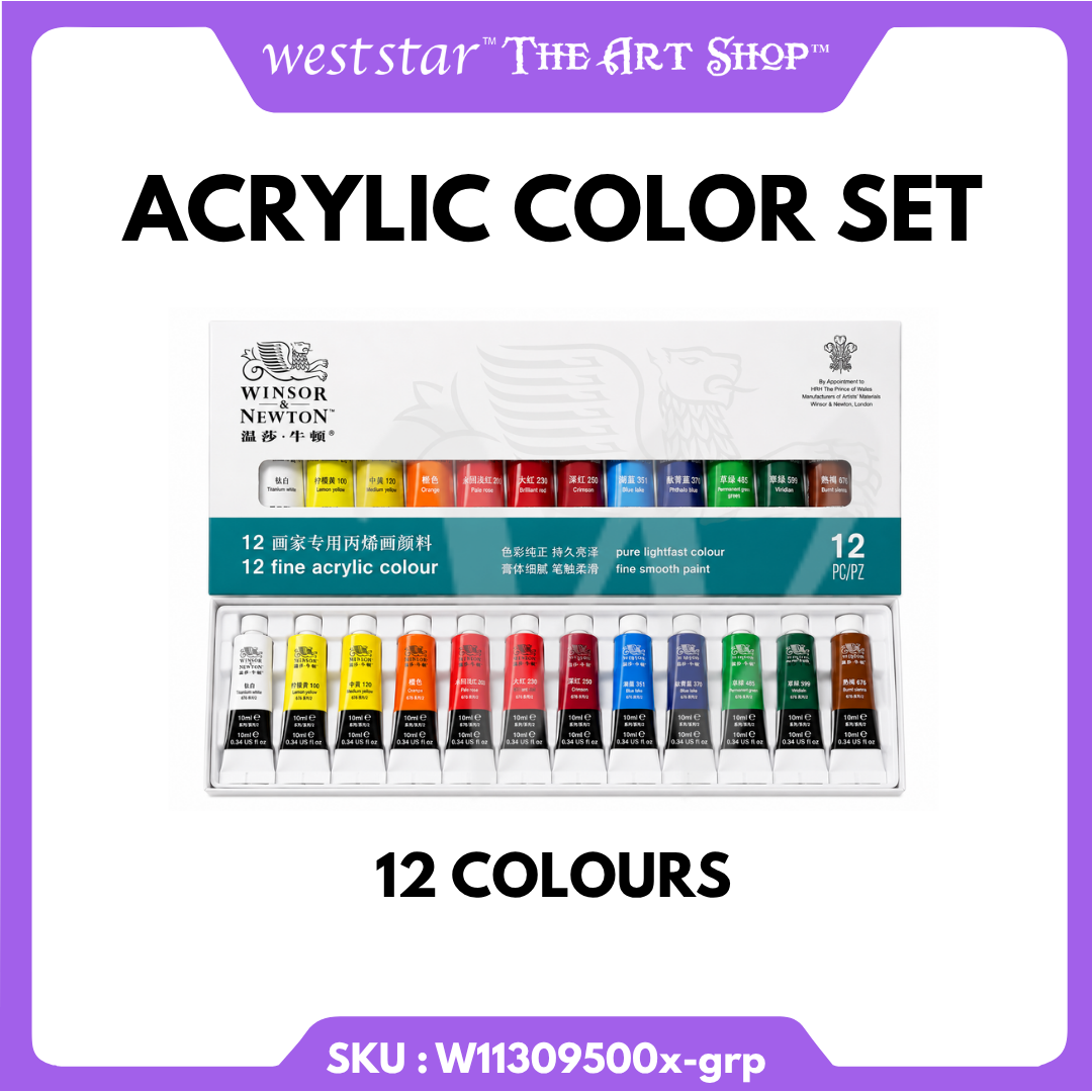Winsor & Newton Acrylic Paint Set / Acrylic Colour 10ml *SUPER DEALS*