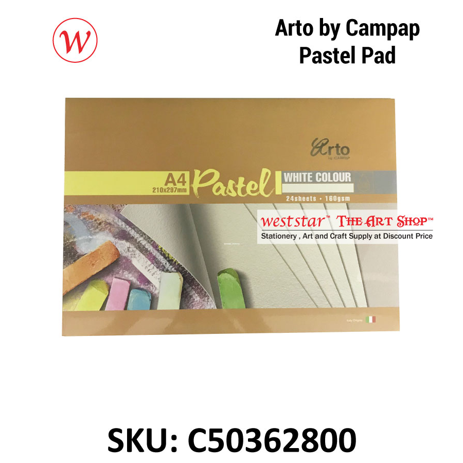 Arto Pastel Pad 24sheets | A4 - 160gsm (ACID FREE)