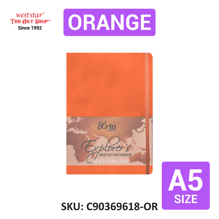 A5, A6 Arto Explorer Sketch Book (160pages) (120gsm)