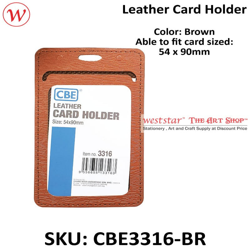 Vertical Holder for Name Card, Staff ID, Name Tag - SMALL | 54mm x 90mm