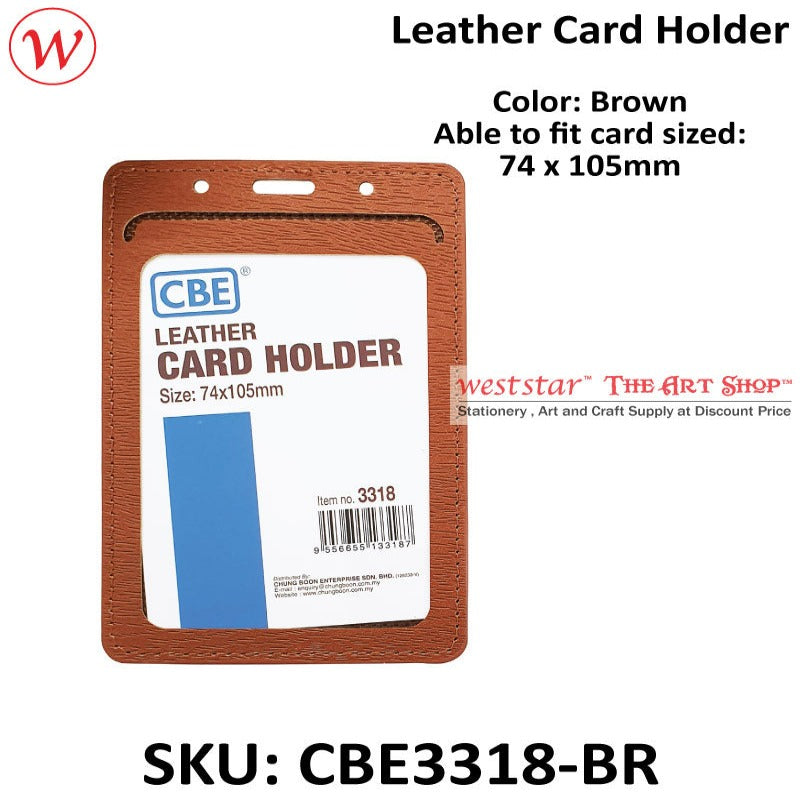 Vertical Holder for Name Card, Staff ID, Name Tag - LARGE | 74mm x 105mm