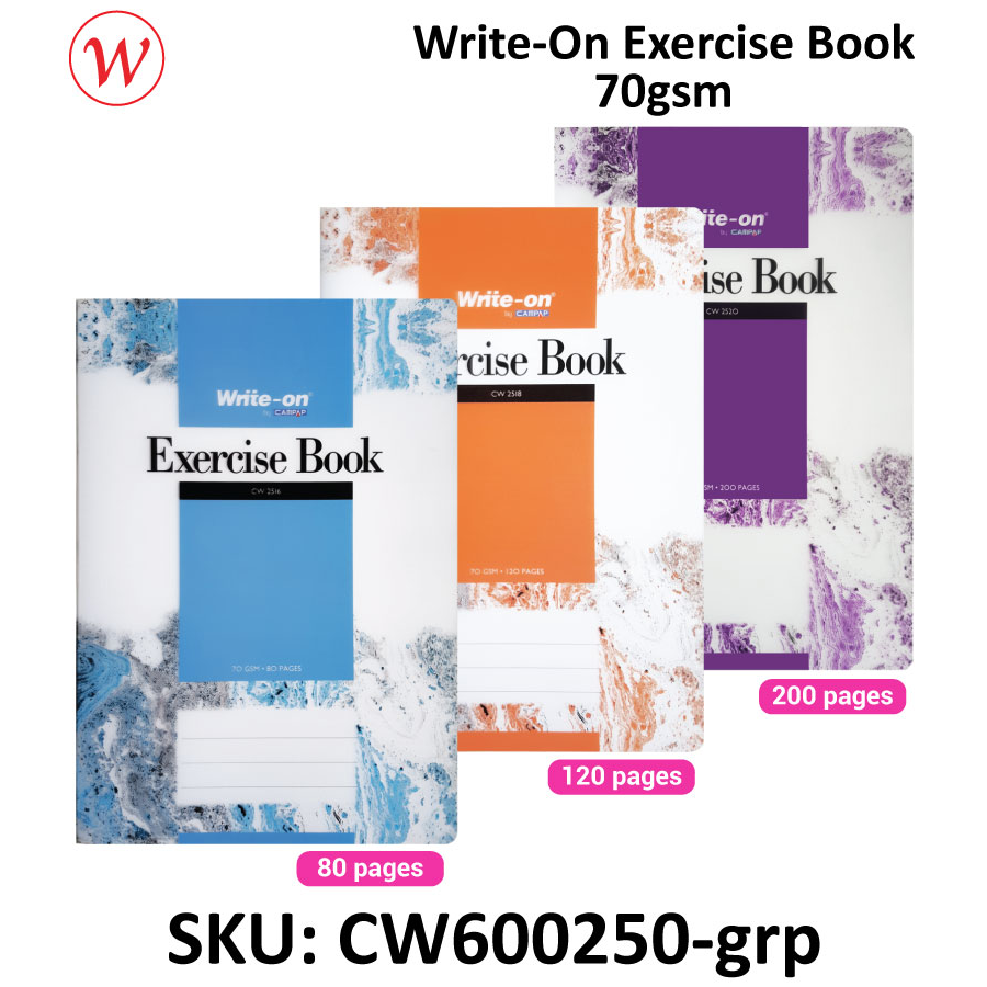 Campap PP Cover Exercise Book A4 - 70gsm | 80 pages