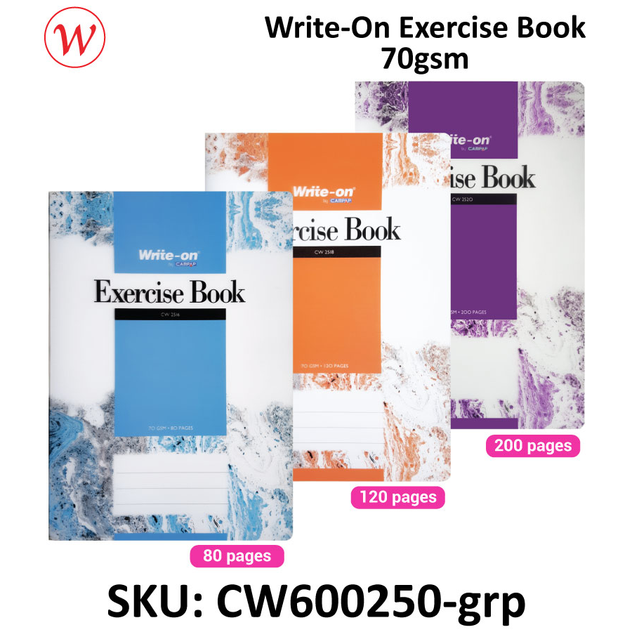 Campap PP Cover Exercise Book A4 - 70gsm | 80 pages