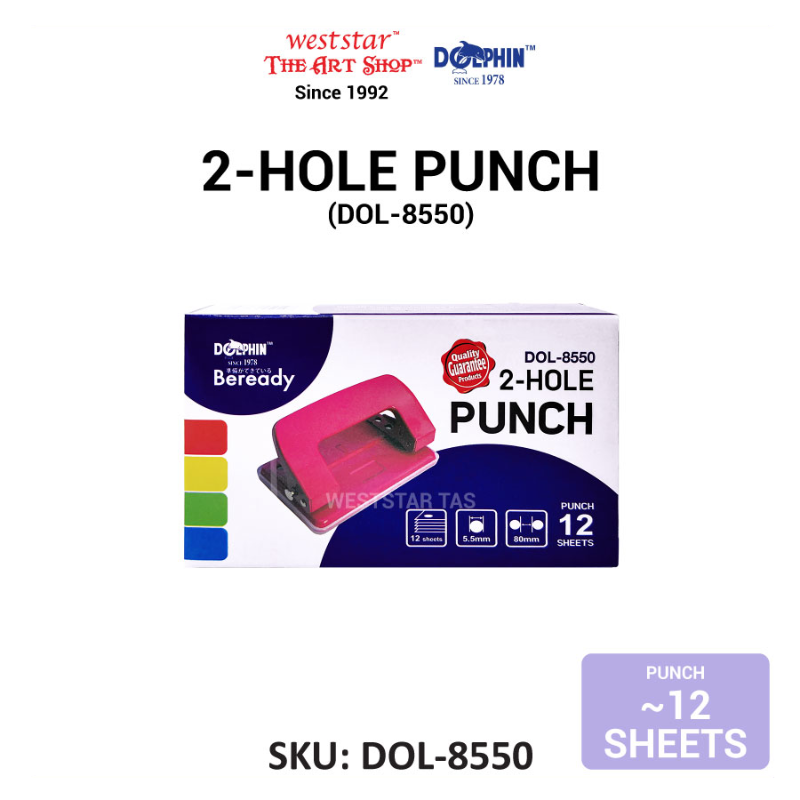 Dolphin Two Hole Punch