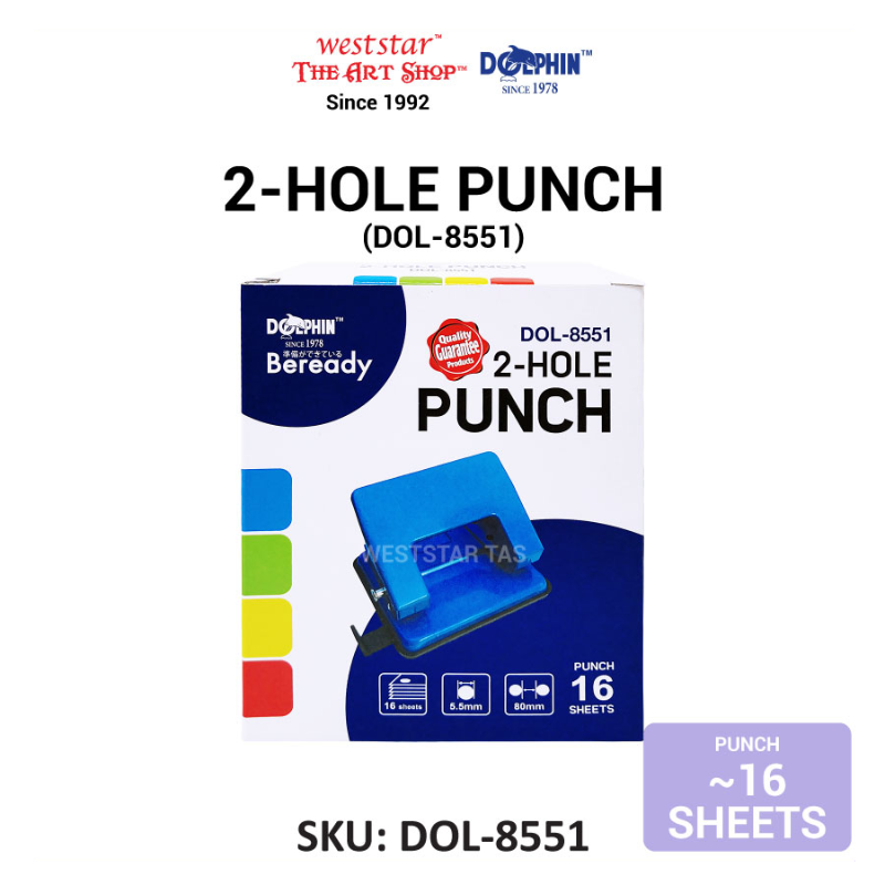 Dolphin Two Hole Punch