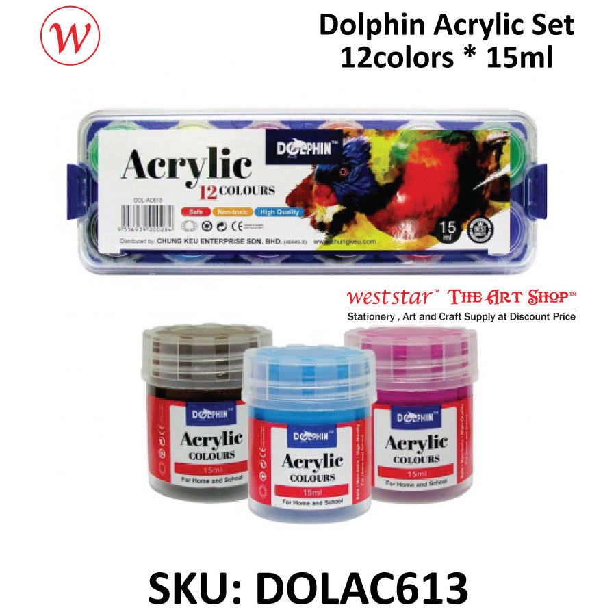 Dolphin Acrylic Color Set